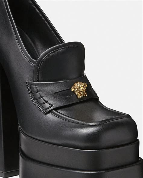 versace loafers platform.